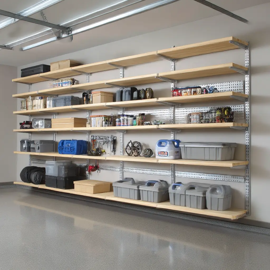 Adjustable Track Shelving