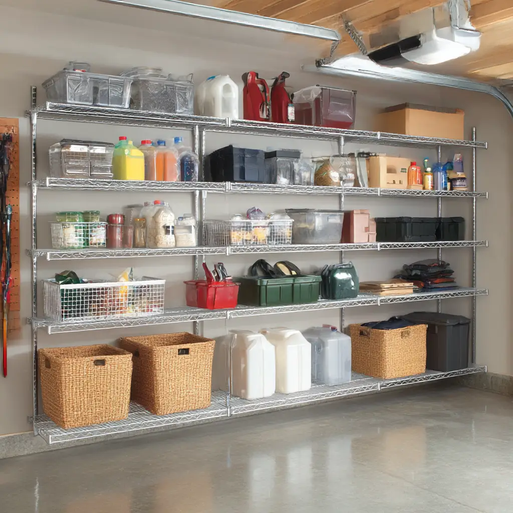 Adjustable Wire Shelving
