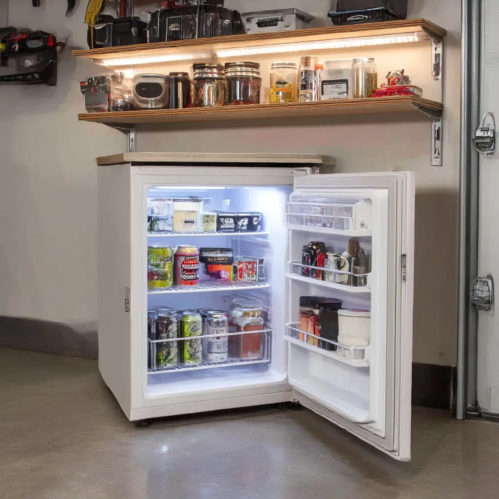 Affordable Mini Fridge Setup