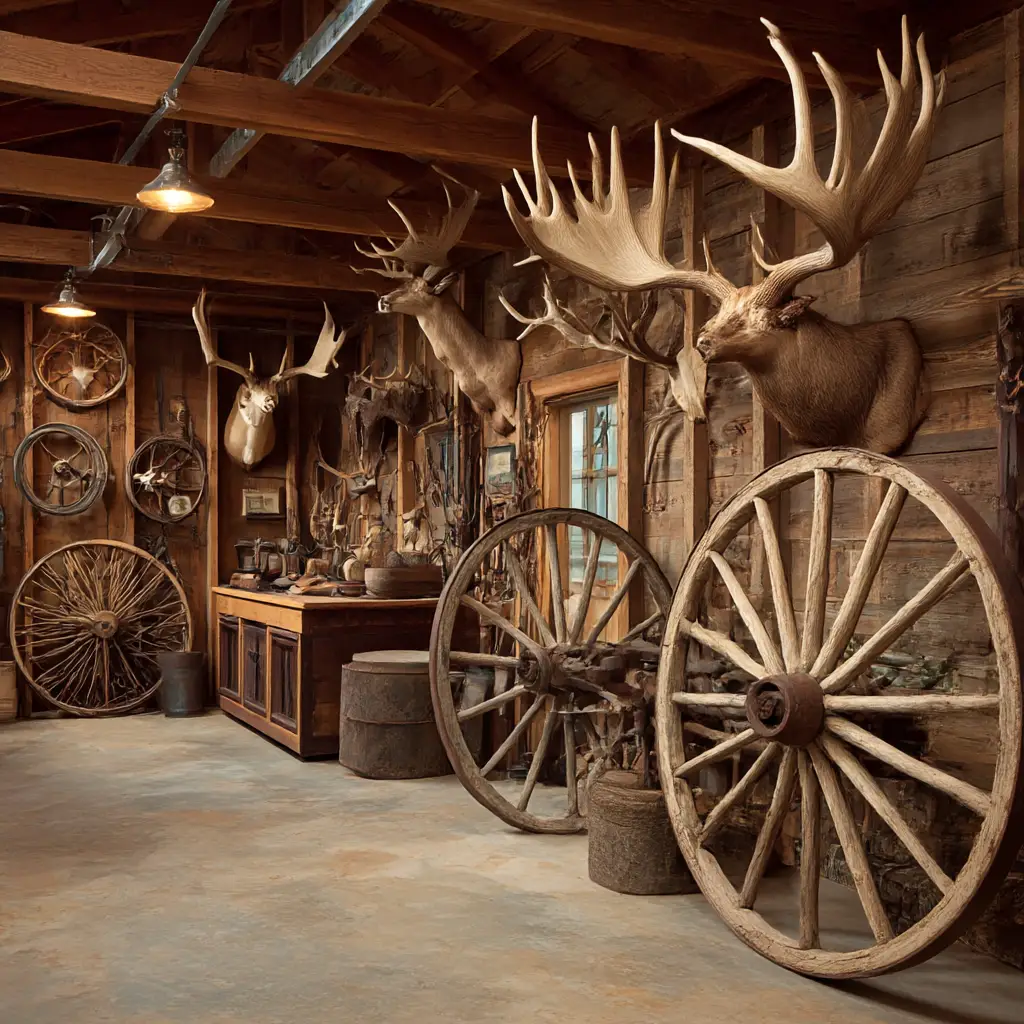 Antler or Wagon Wheel Décor
