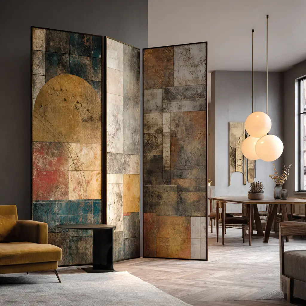 Artistic Panel Partition