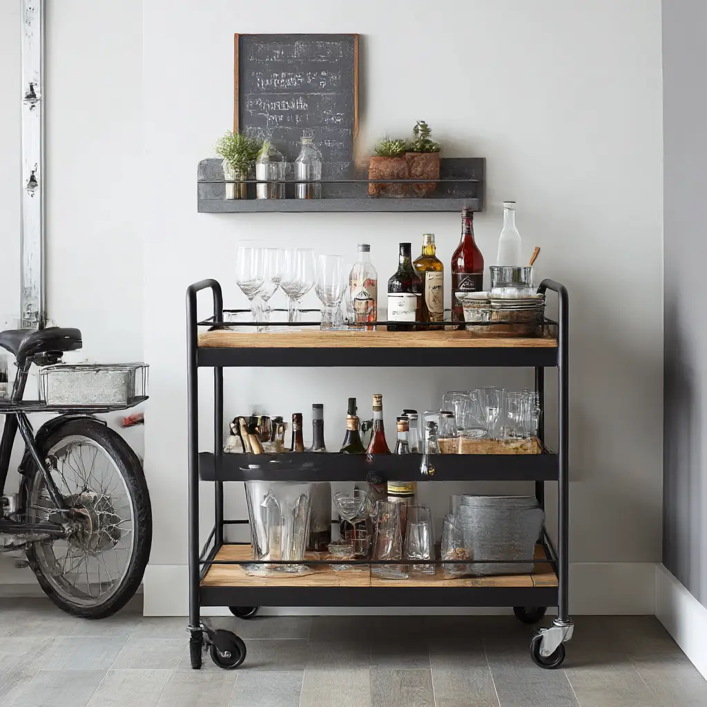 Bar Cart Setup