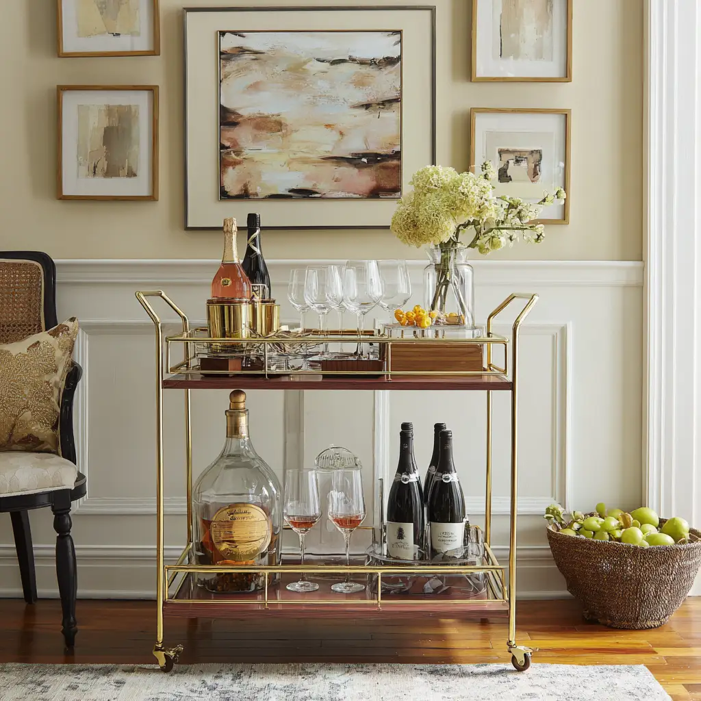 Bar Cart or Drink Station