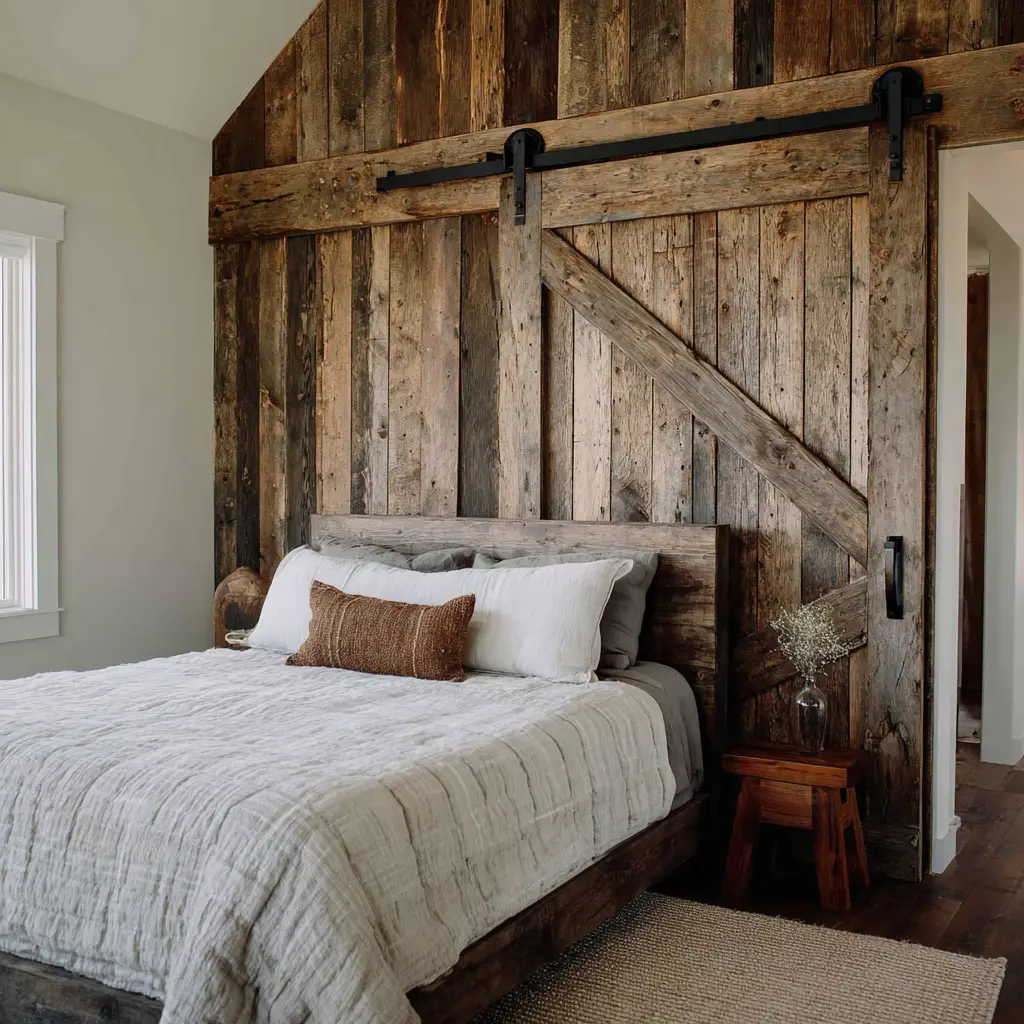Barn Door Wall Feature