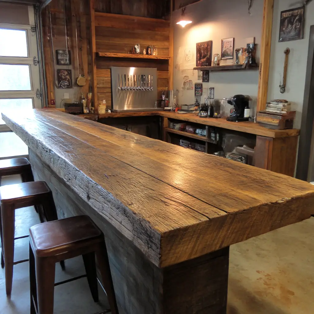 Barn Wood Bar Top