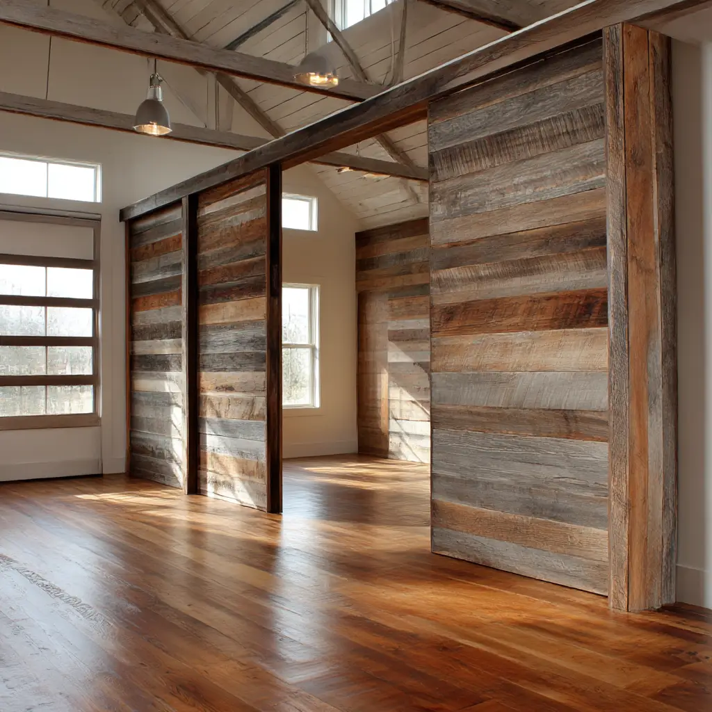 Barn Wood Partition Walls
