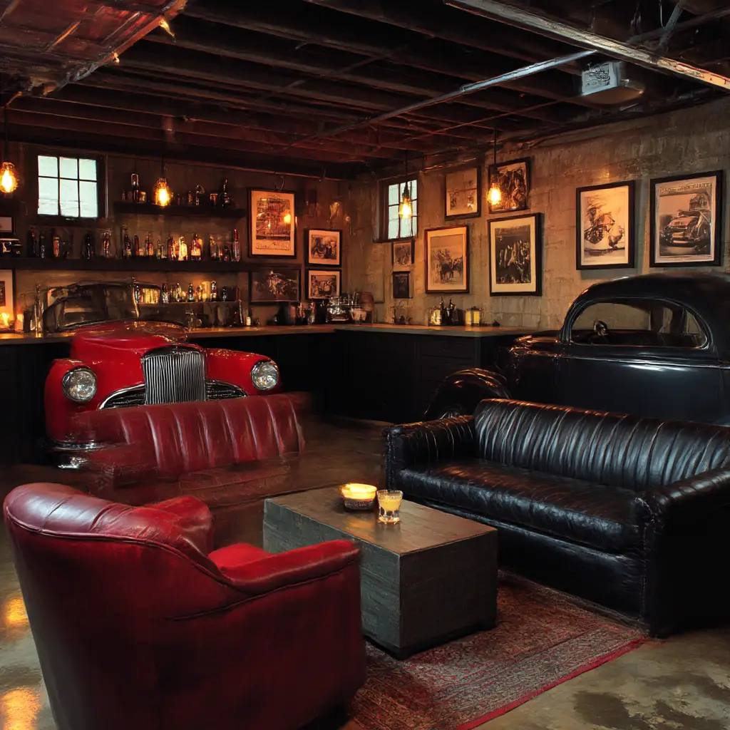 Basement Speakeasy Feel