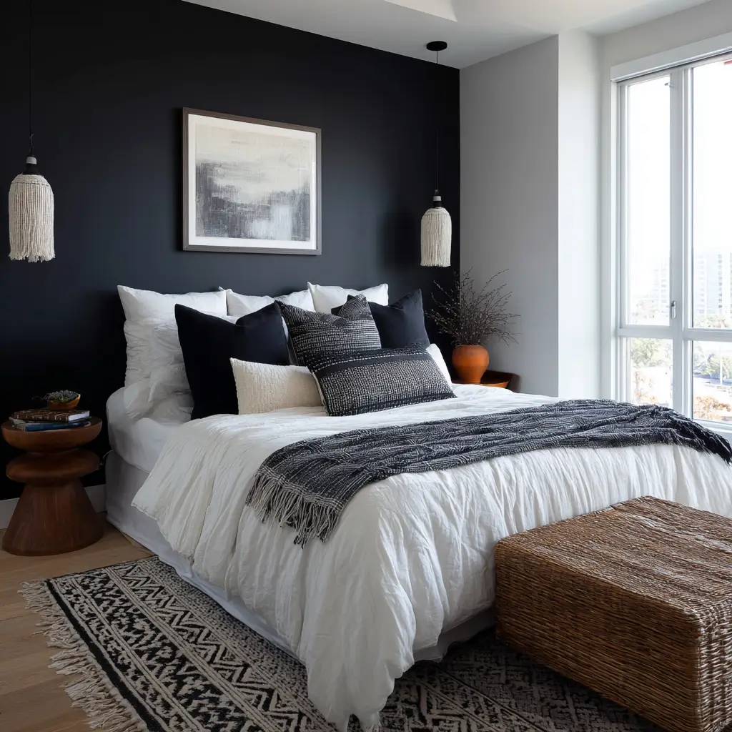 Black Accent Wall