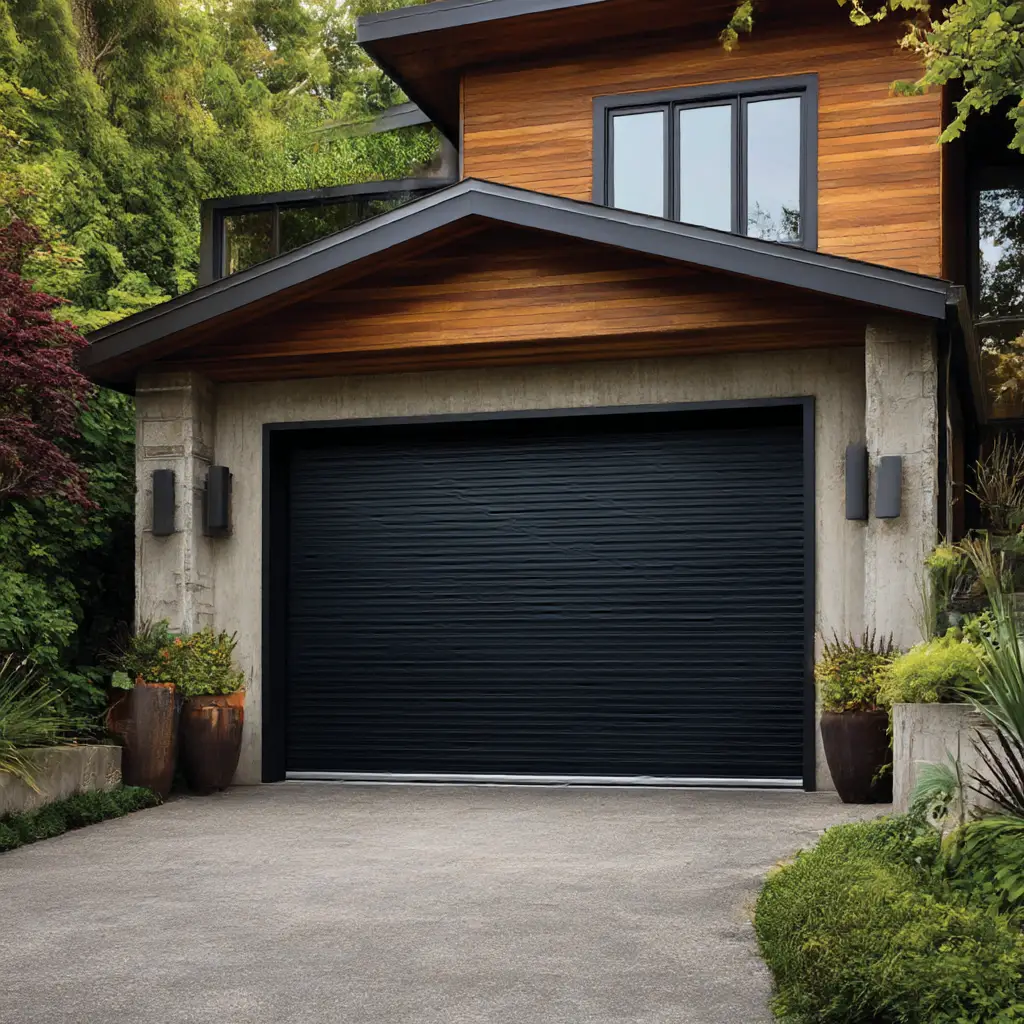 Black Roll-Up Doors
