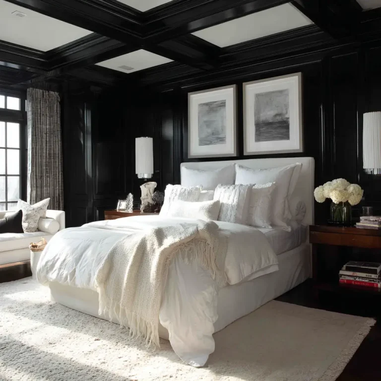 19 Black and White Bedroom Ideas