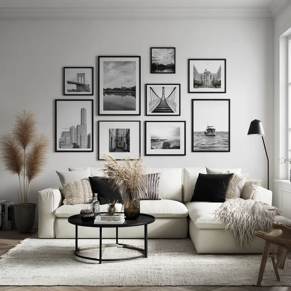 Black and White Gallery Wall