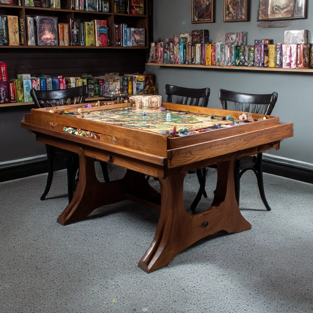 Board Game and Card Table