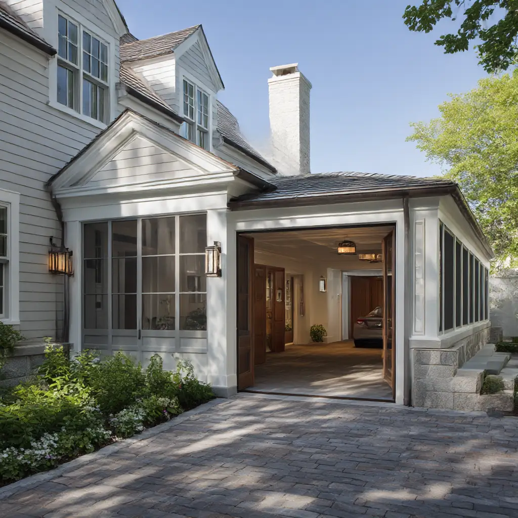 Breezeway with Enclosed Walkway and Storage