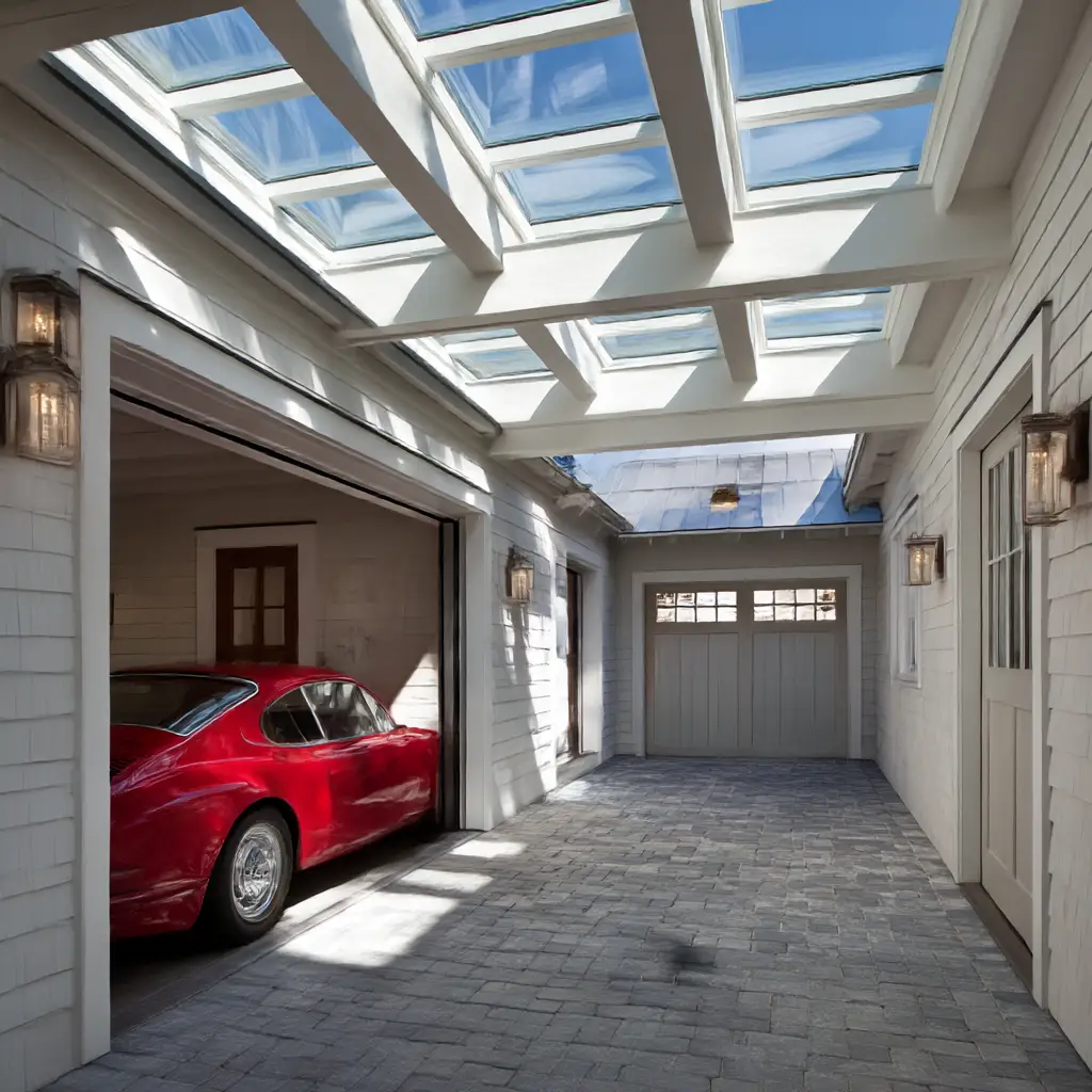 Breezeway with Skylights
