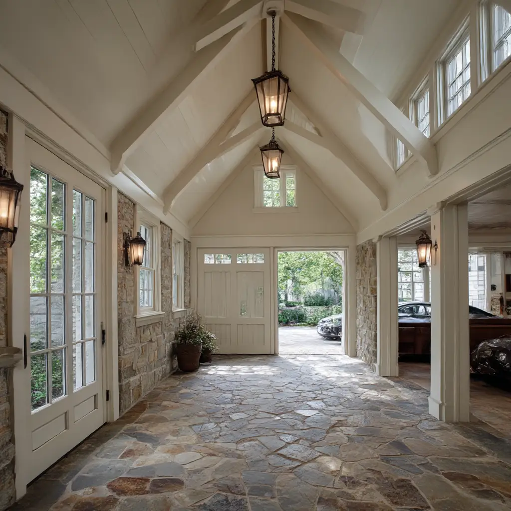 Breezeway with Vaulted Ceiling