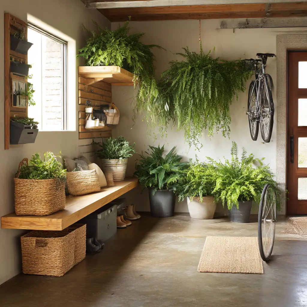 Bring in indoor plants