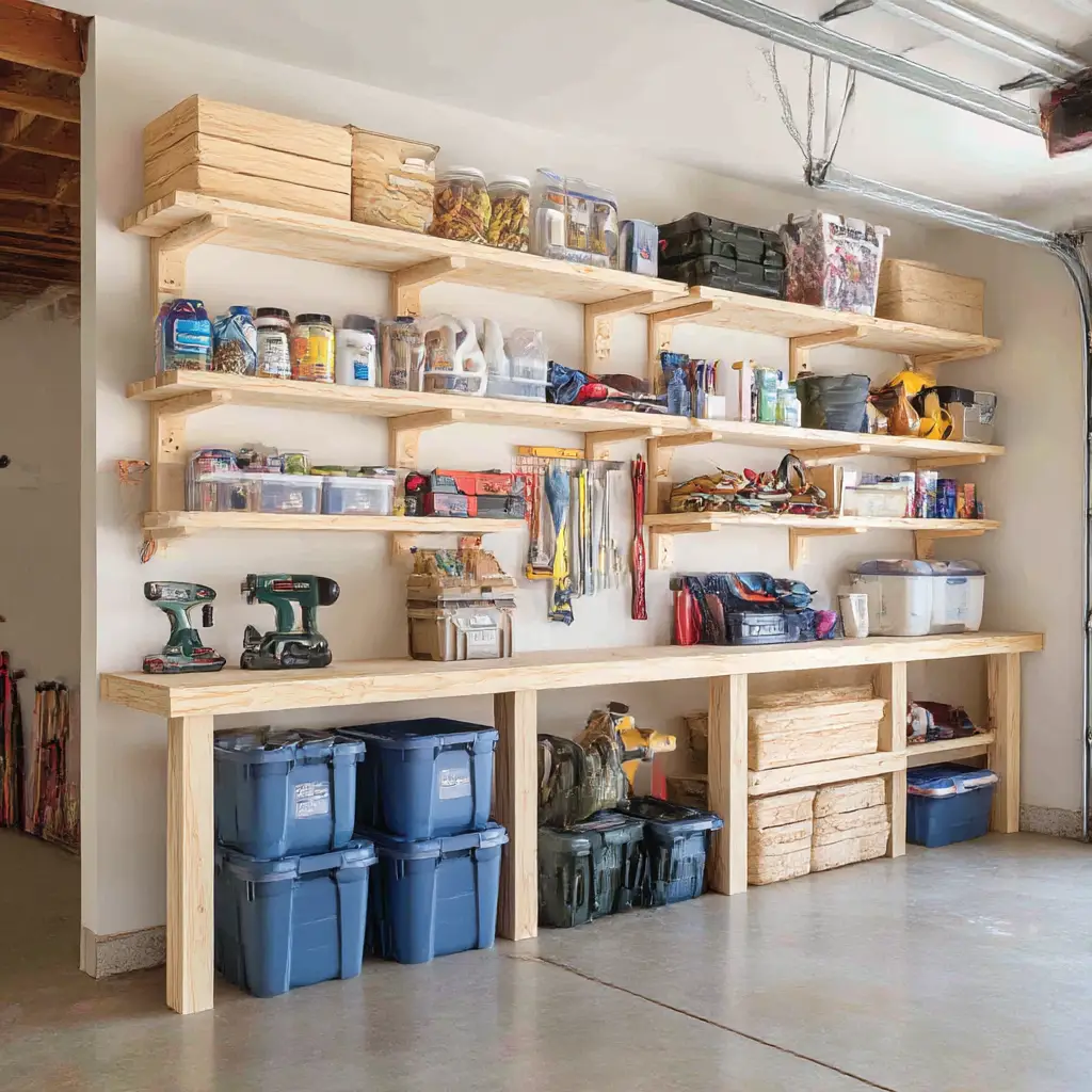 Build Wall-Mounted Shelves