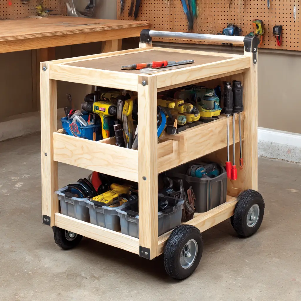 Build a Rolling Tool Cart