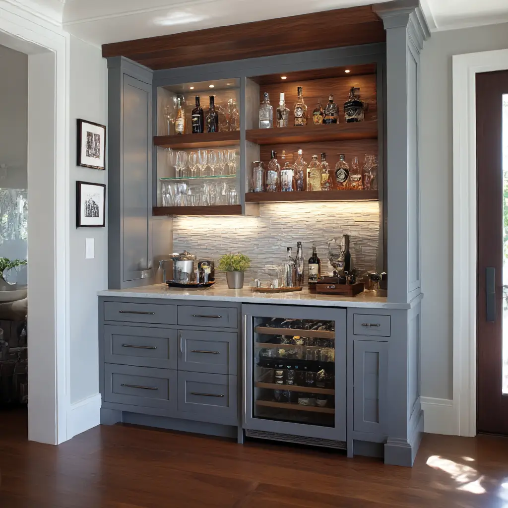 Built-In Cabinet Bar