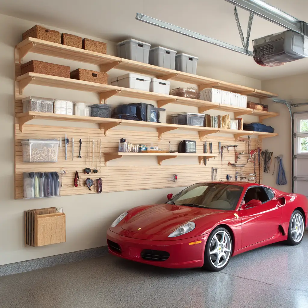 Built-In Wall Shelving
