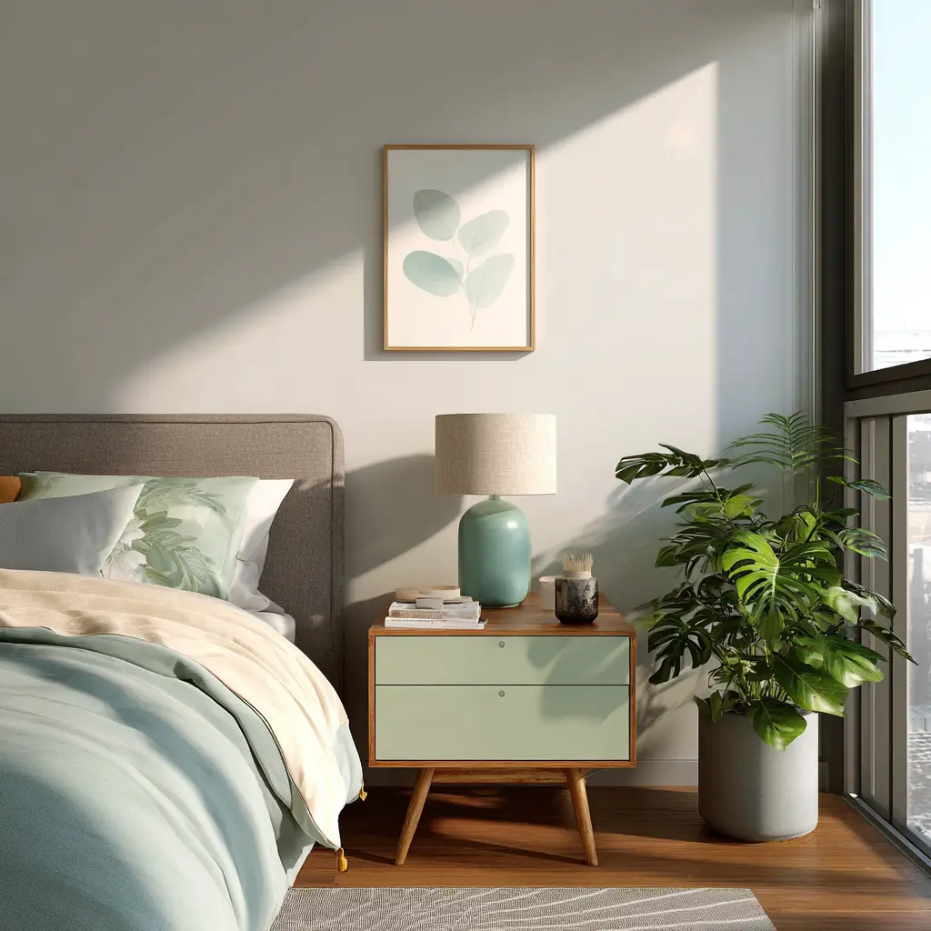 Calming bedside setup