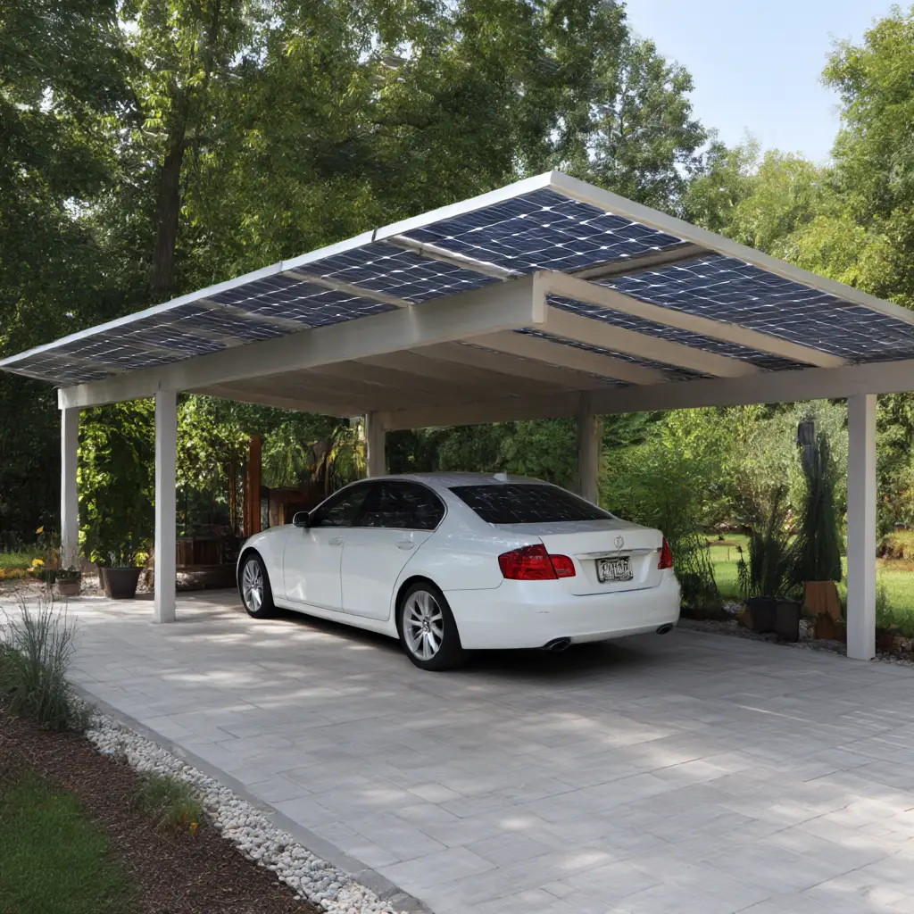 Carport with Solar Panels