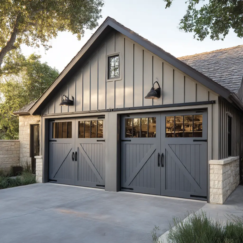 Carriage-Style Solid Doors