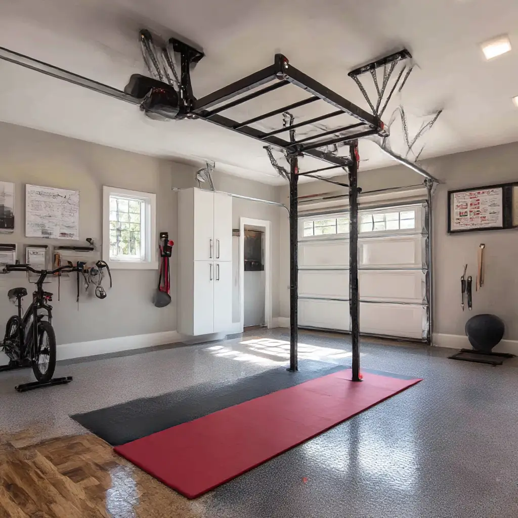 Ceiling-Mounted Pull-Up Bar