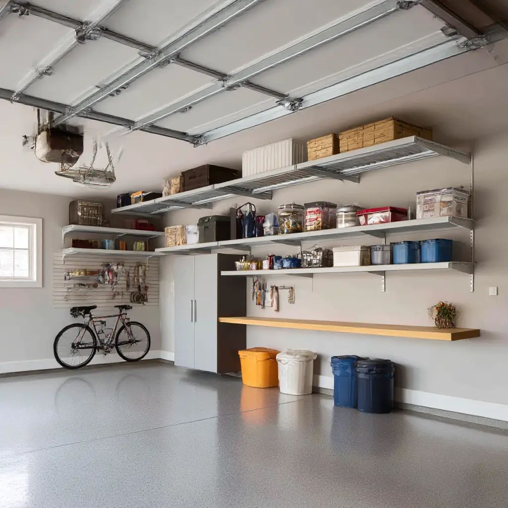 Ceiling-Mounted Shelves