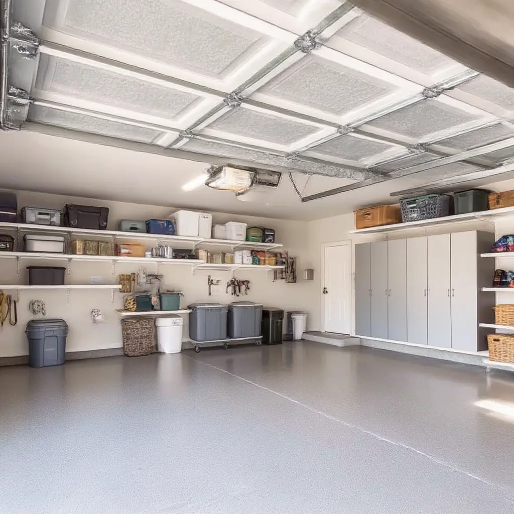 Ceiling-Mounted Shelving