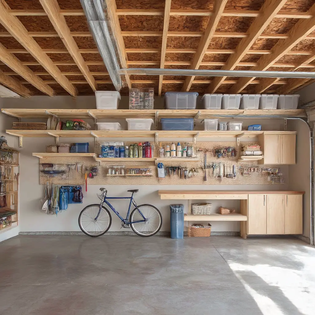 Ceiling-Mounted Shelving