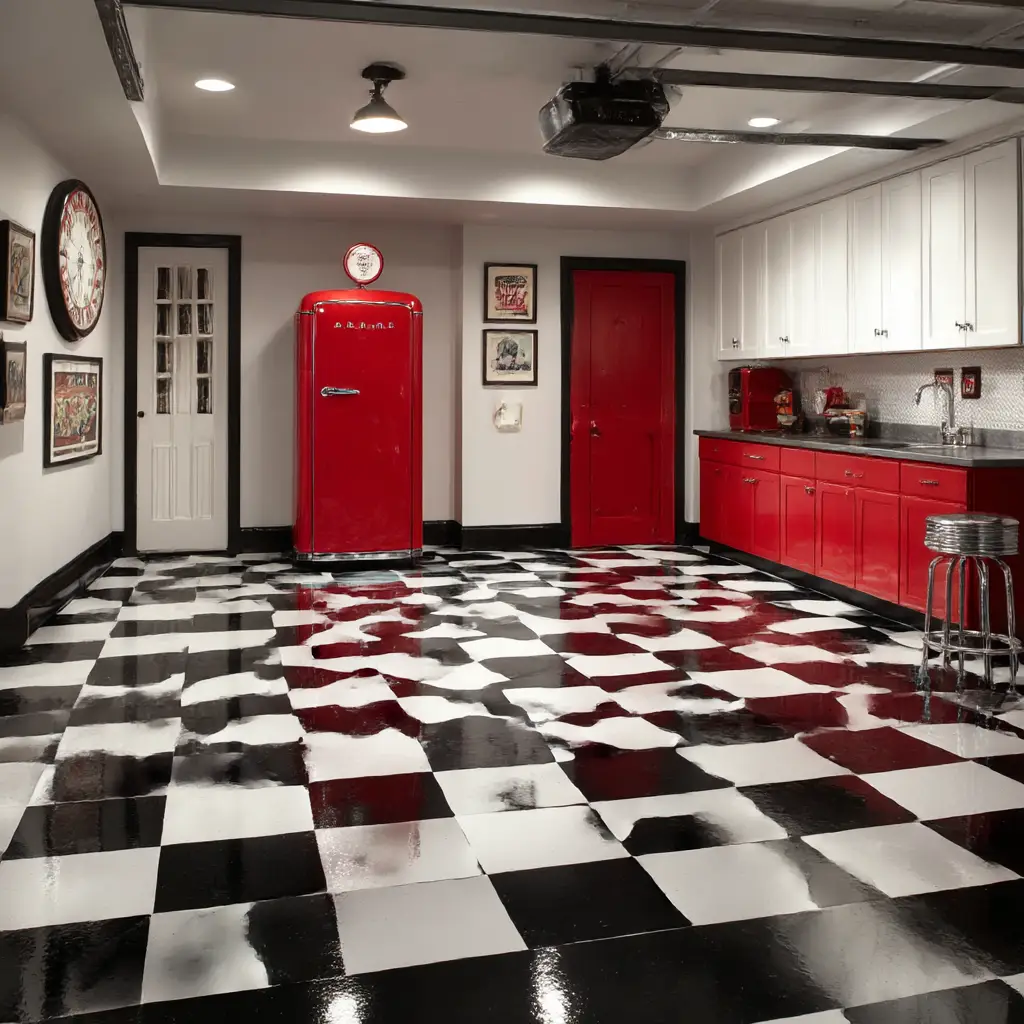 Checkerboard Design Tiles