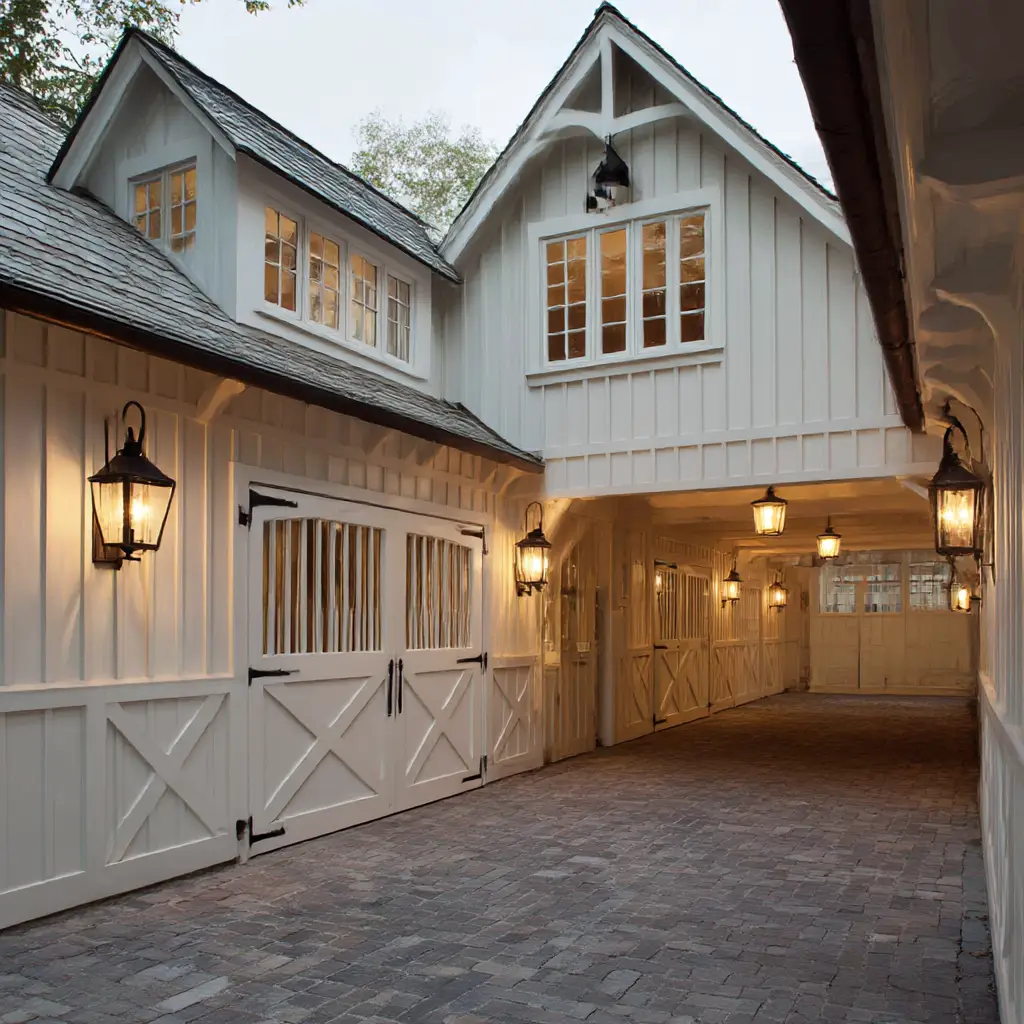 Classic Carriage-Style Garage