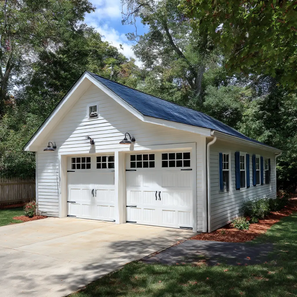 Classic Two-Car Detached Garage
