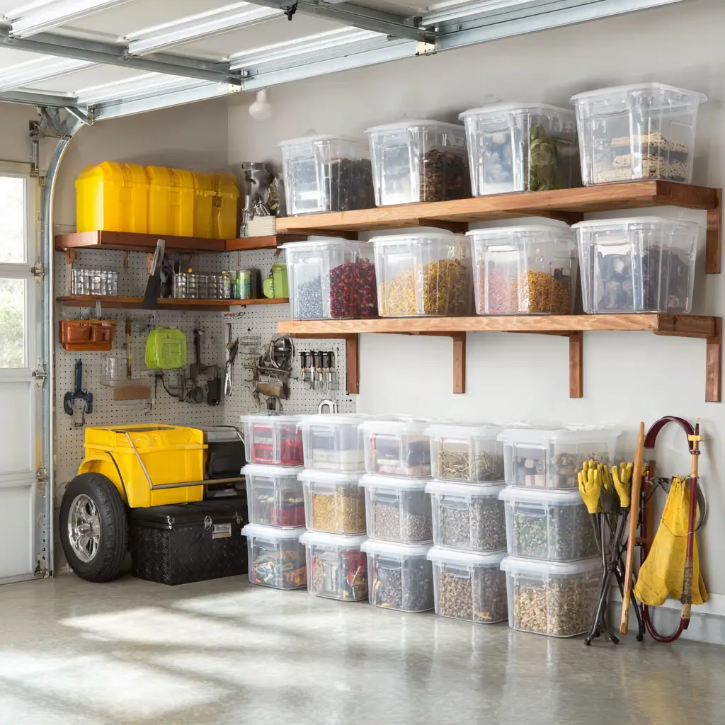 Clear Plastic Bins