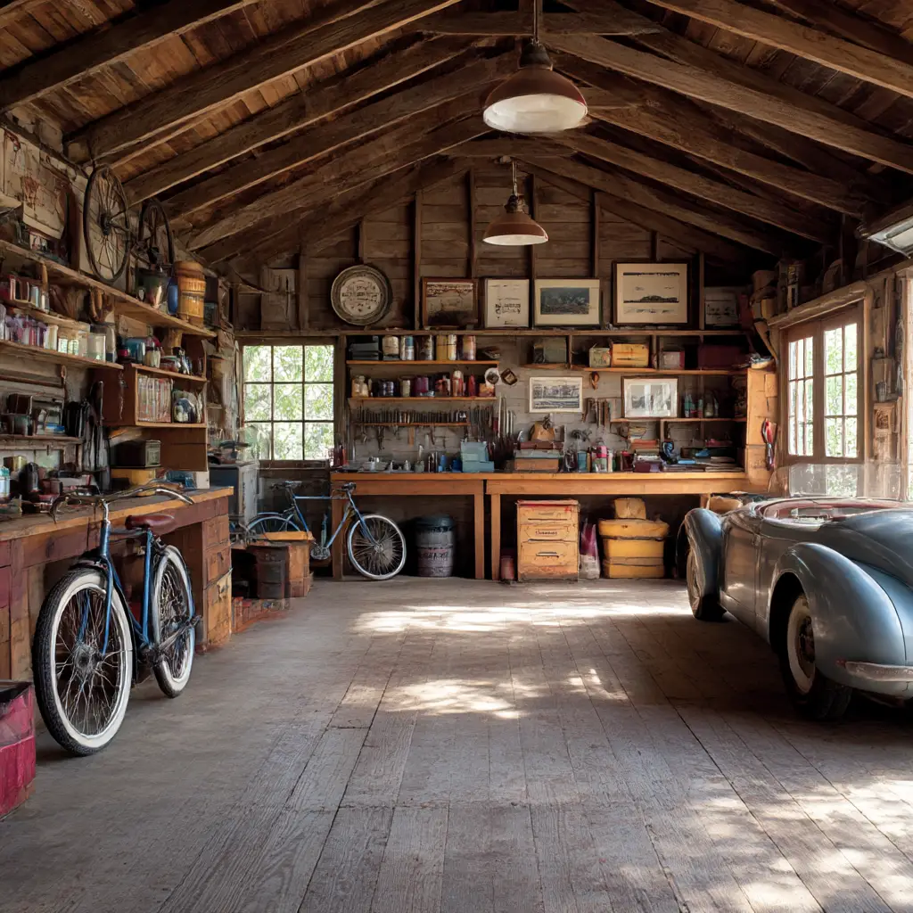 Cluttered Real-Life Garage