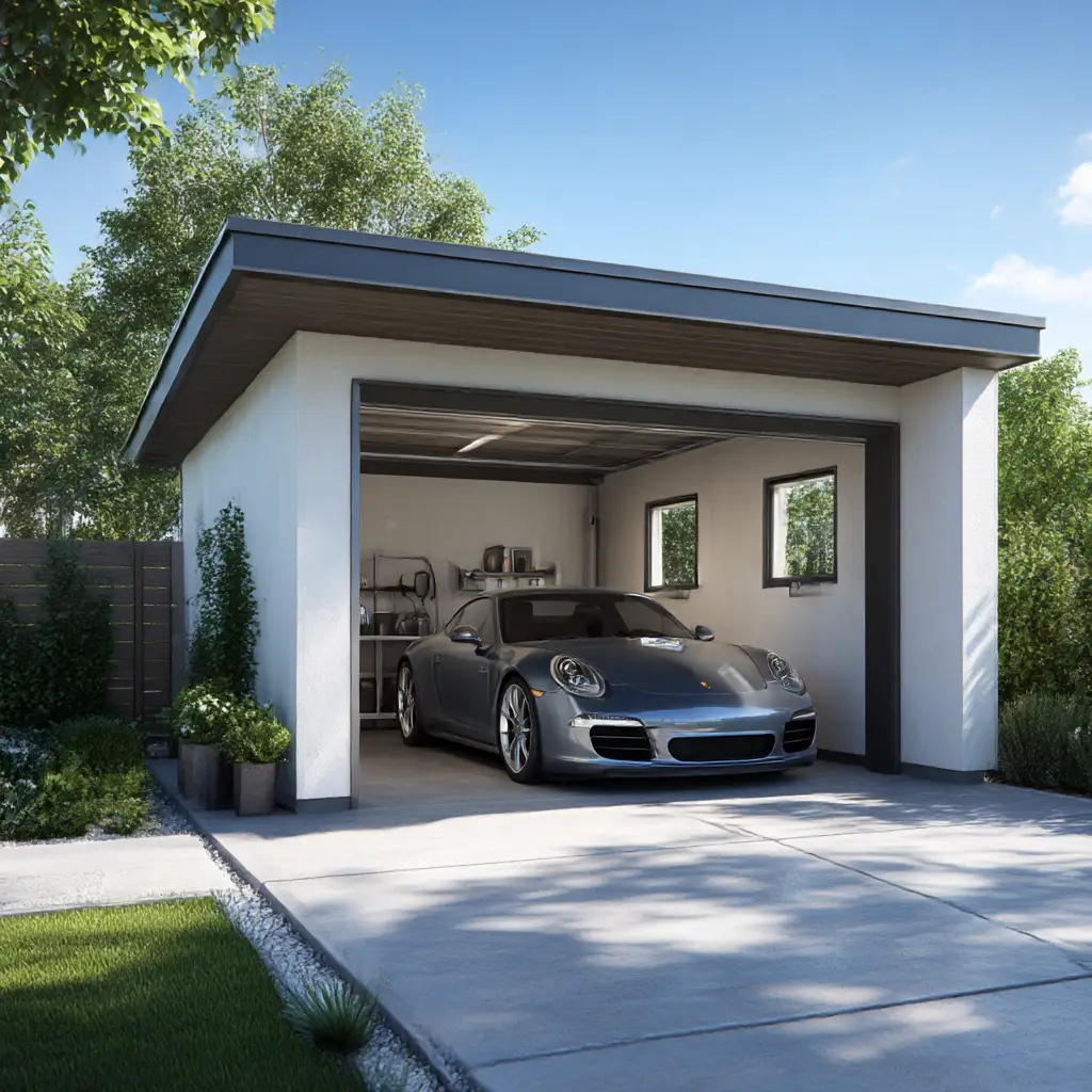 Compact Single Garage