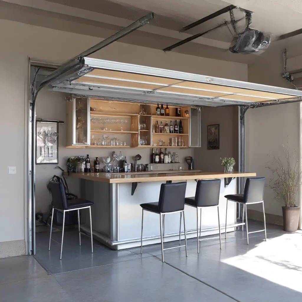 Convertible Fold-Down Bar