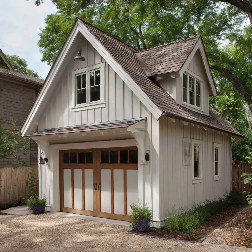Cottage-Style Garage