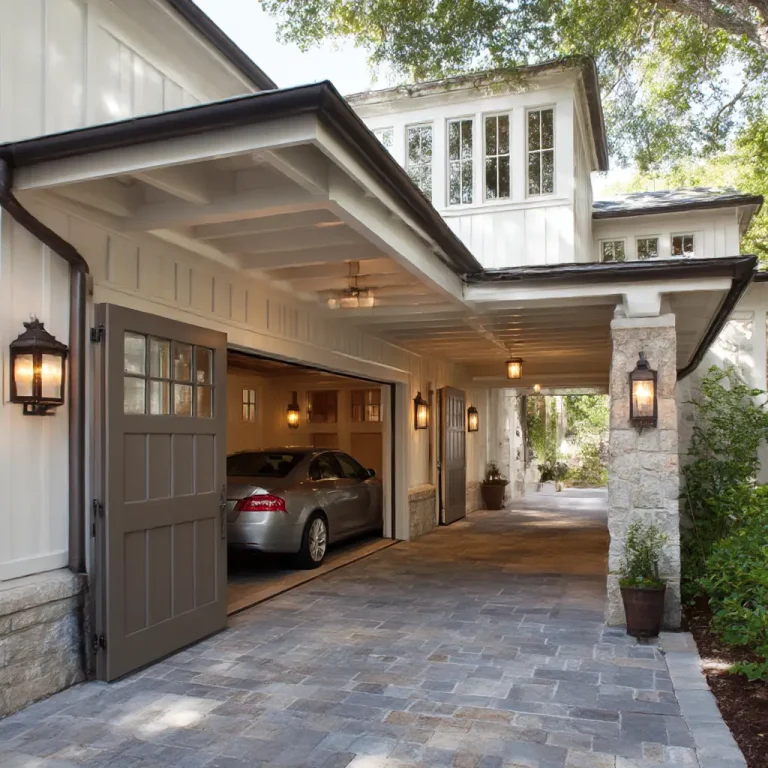 17 Detached Garage Ideas with Breezeway