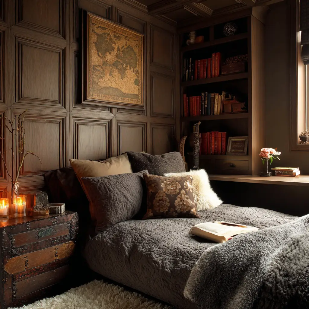 Cozy Brown Wall Panels