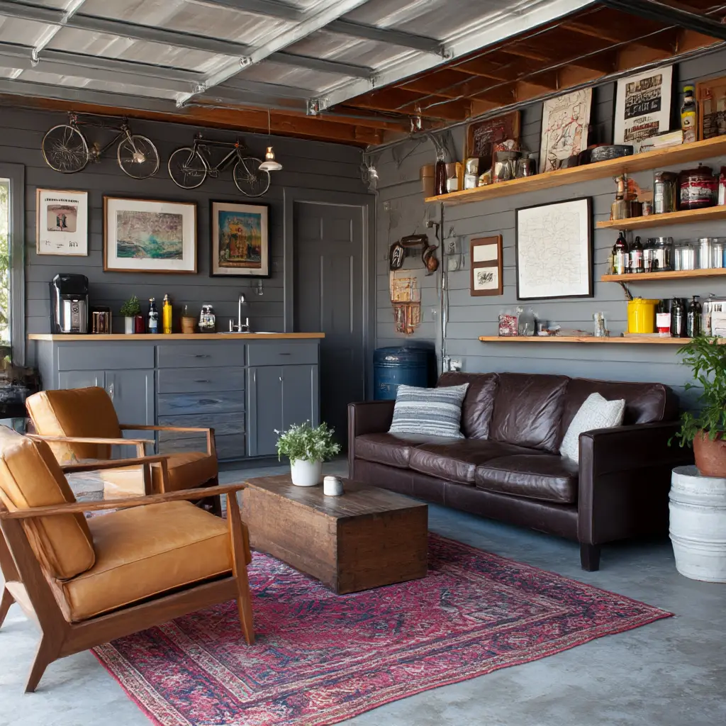Cozy Converted Hangout Garage