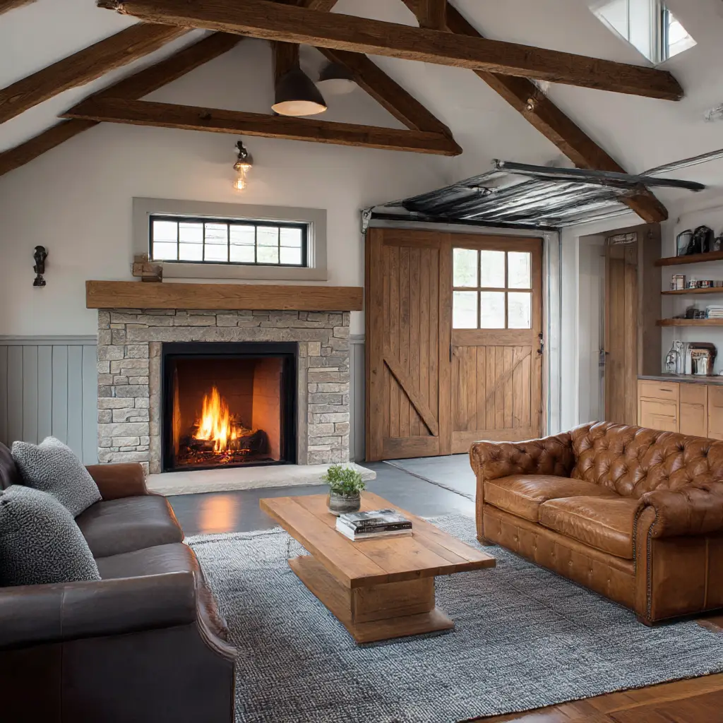Cozy Fireplace Addition