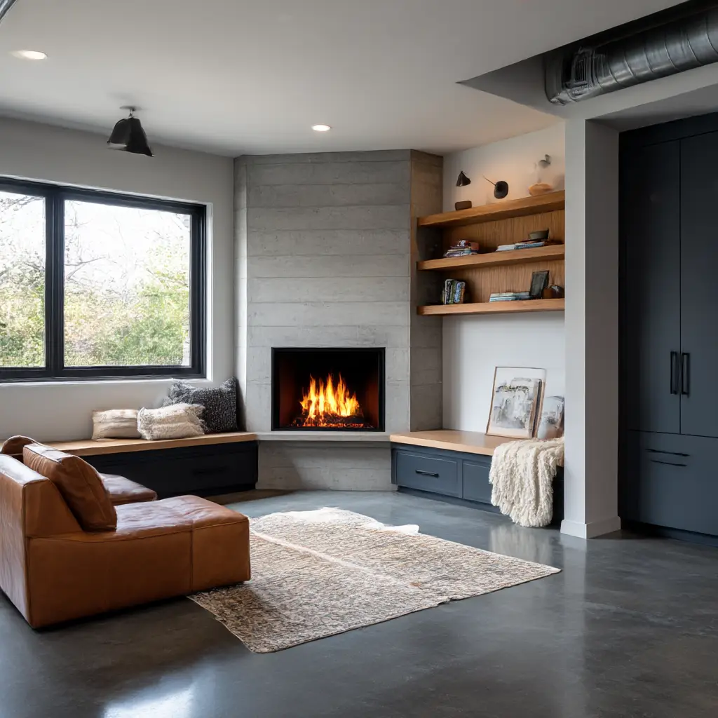 Cozy Fireplace Corner