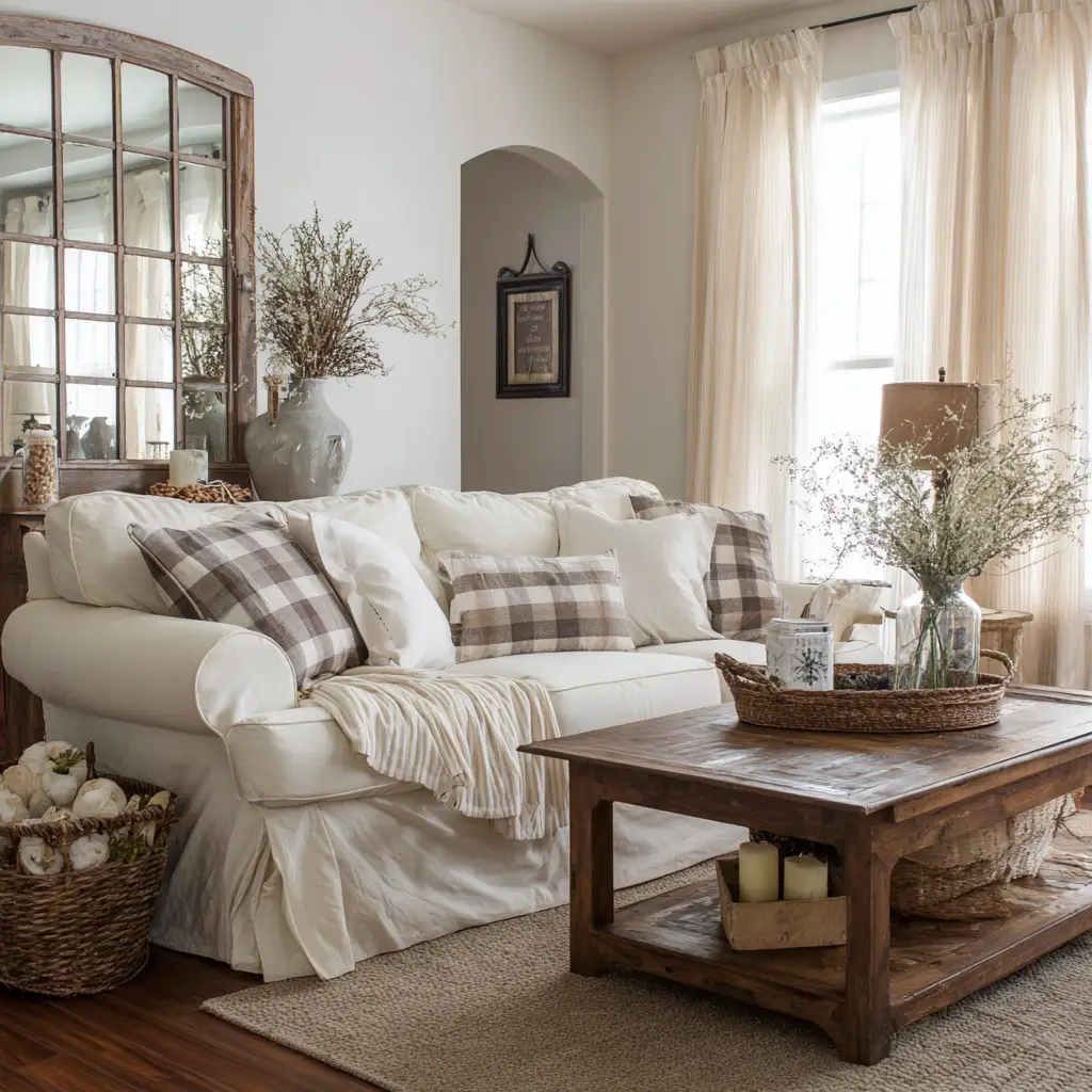 Cozy Slipcovered Sofas