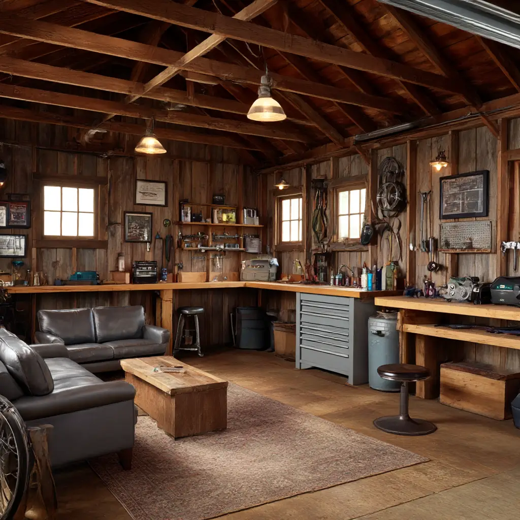 Cozy Workshop Garage