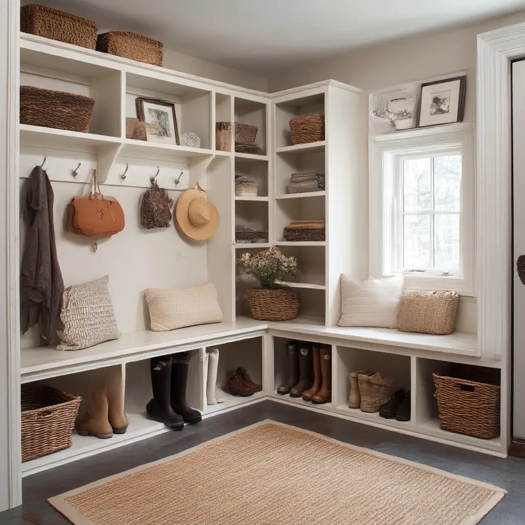 Create a Mudroom Corner
