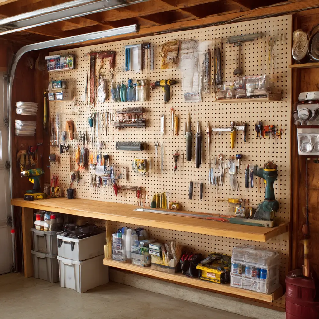 Create a Pegboard Tool Wall