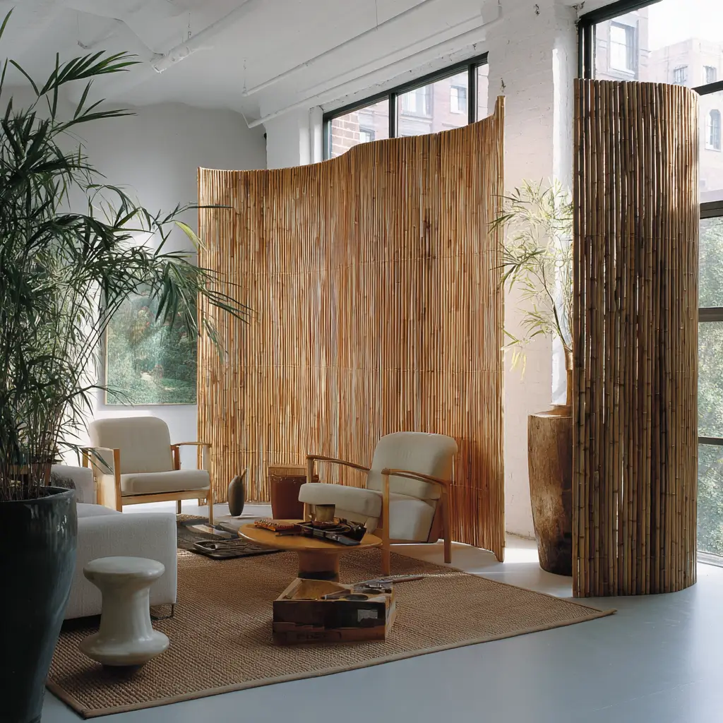 Curved Bamboo Divider