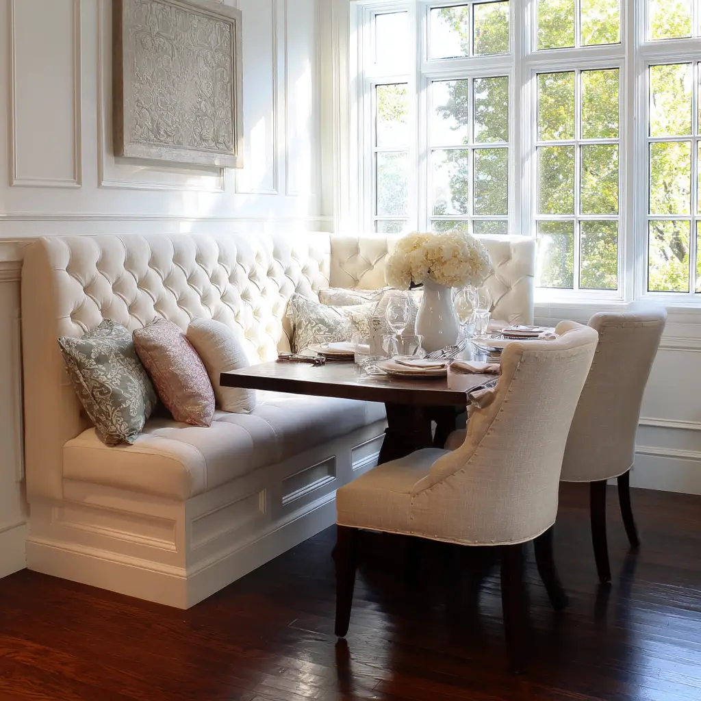 Cushioned Banquette Seating
